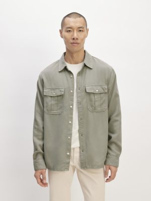The Utility Shirt Jacket in Buttersoft | Sage Green