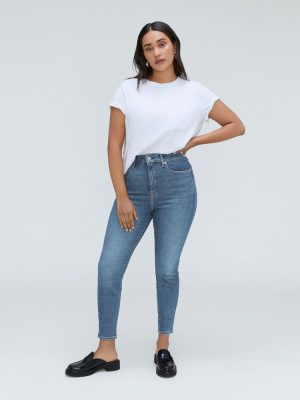 The Way-High? Hourglass Skinny Jean | Faded Blue | 26.75 Inseam