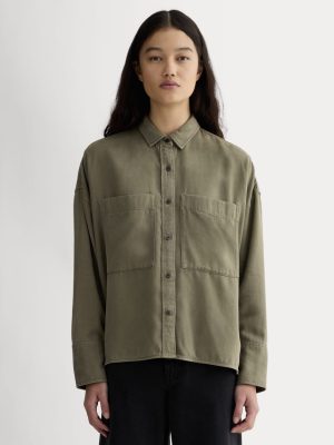 The Boxy Overshirt in Buttersoft | Kalamata