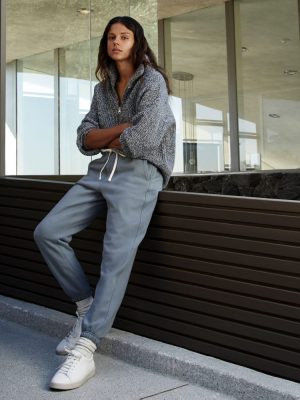 The Track Jogger | Faded Blue