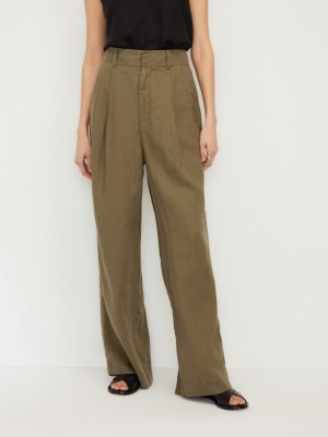 The Linen Way-High® Drape Pant | Kalamata