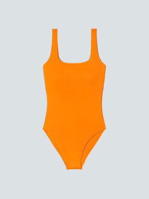 The Square-Neck One-Piece | Turmeric