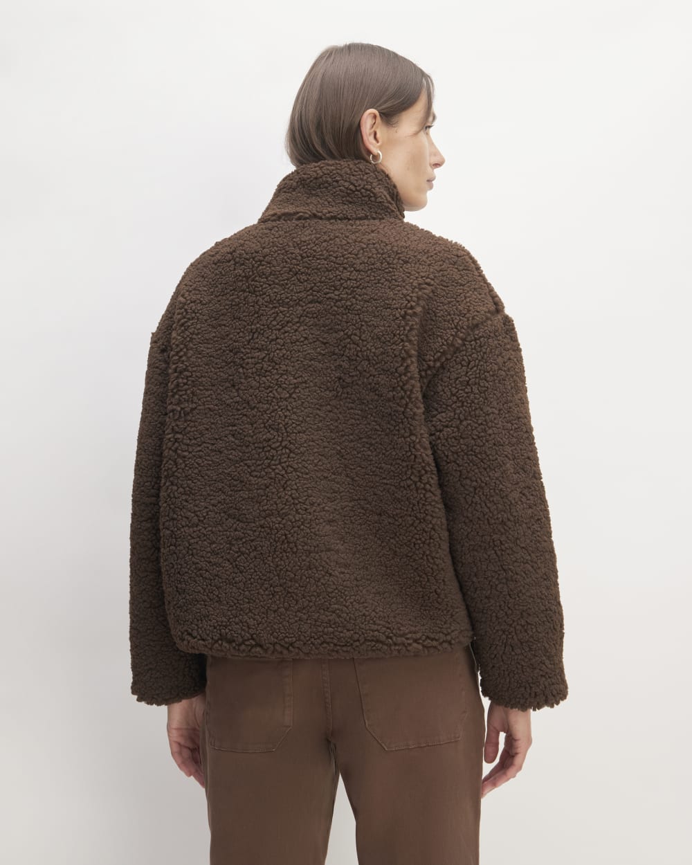 The ReNew Fleece Full Zip | Earth Brown - Image 6