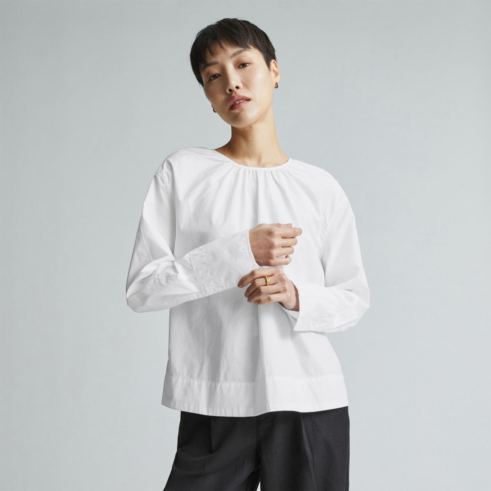 The Poplin Breeze Shirt | White