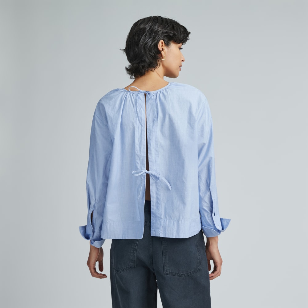 The Poplin Breeze Shirt | Light Blue - Image 3