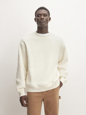 The ReTrack Crewneck Sweatshirt | Bone