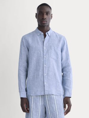 The Classic Shirt in Linen | Chambray