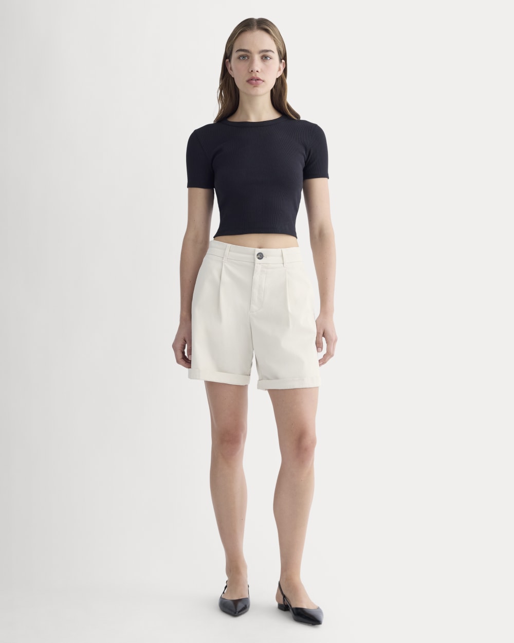 The Pleated Chino Short | Birch