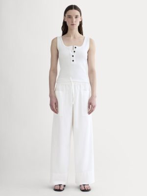The Easy Cargo Pant | White