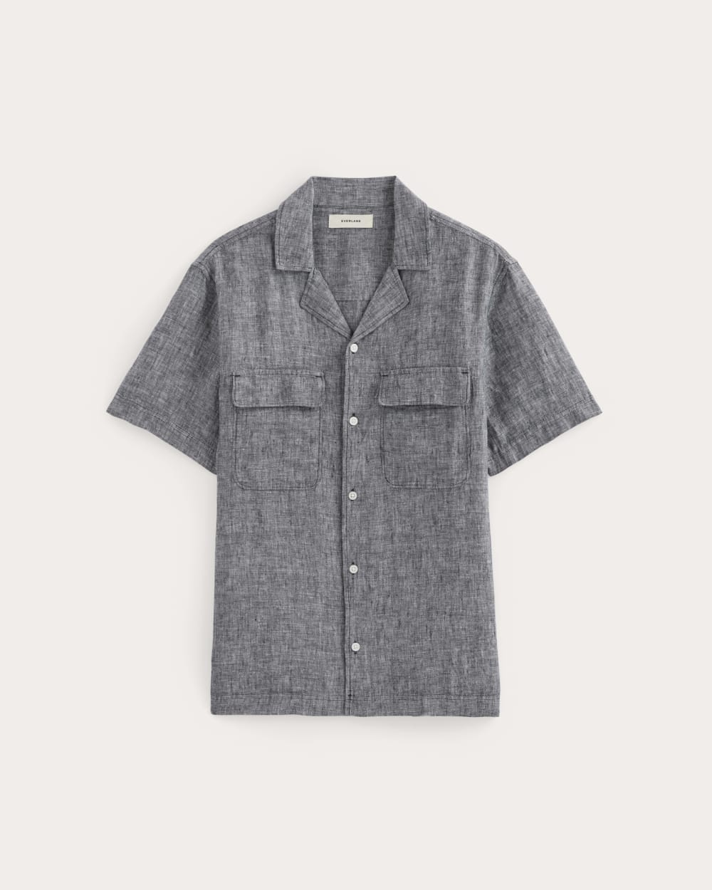 The Resort Shirt in Linen | Navy Chambray - Image 2