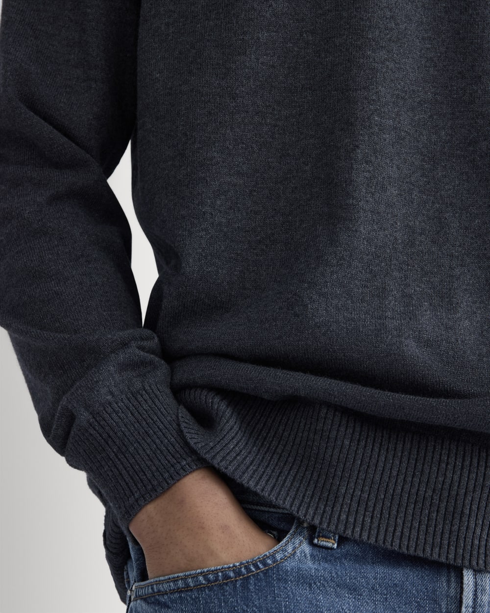 The No-Sweat Sweater | Uniform | Heathered Ash - Image 4