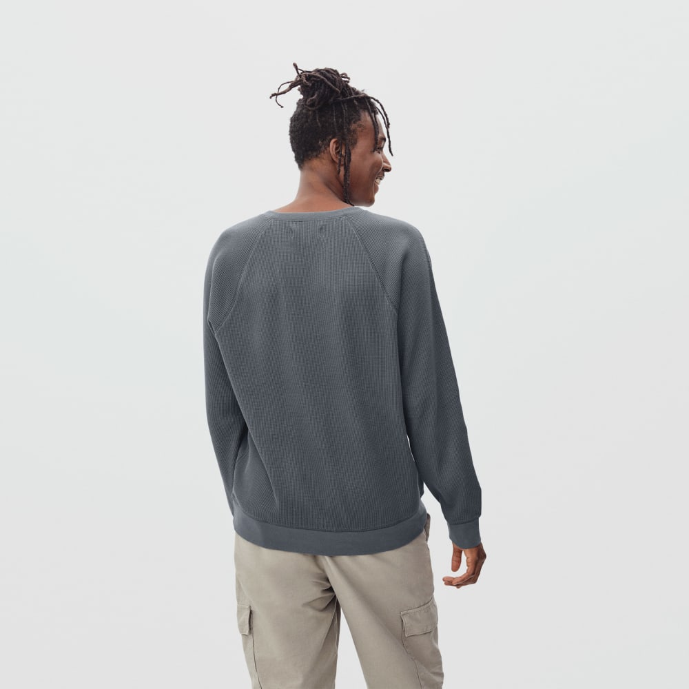 The Waffle Long-Sleeve Crew Tee | Slate - Image 3
