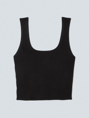 The Cotton-Merino Cami | Black