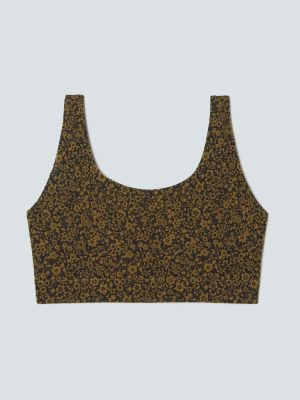 The Perform Bra? | Black / Breen Floral