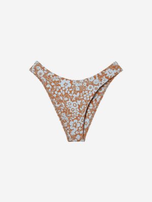 The Thigh-High Bikini Bottom | Honey Floral