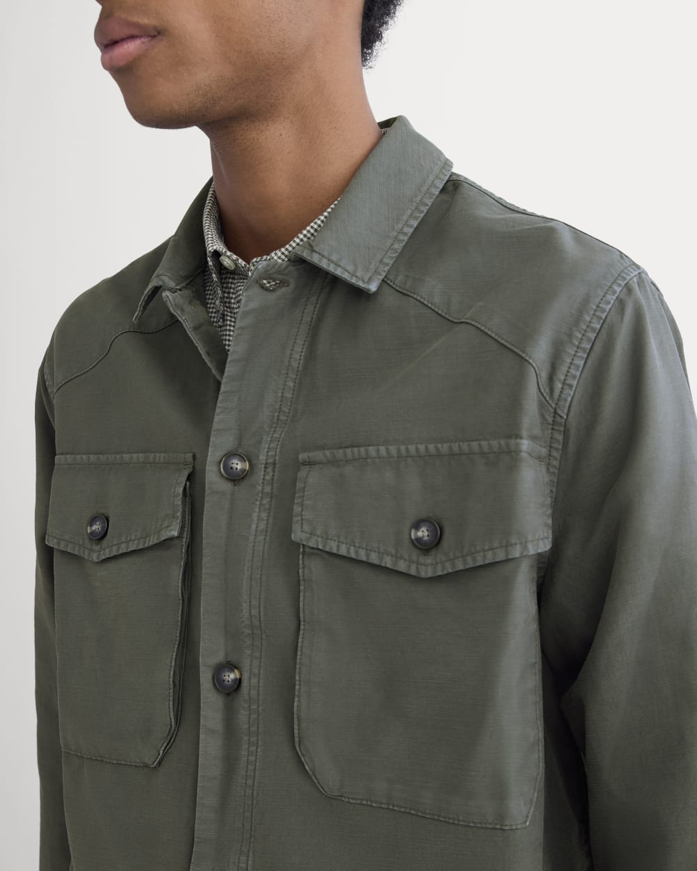 Utility Shirt Jacket | Washed Black - Image 4