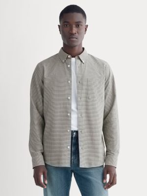 The Slim Oxford Shirt | Forest Night Gingham | Standard