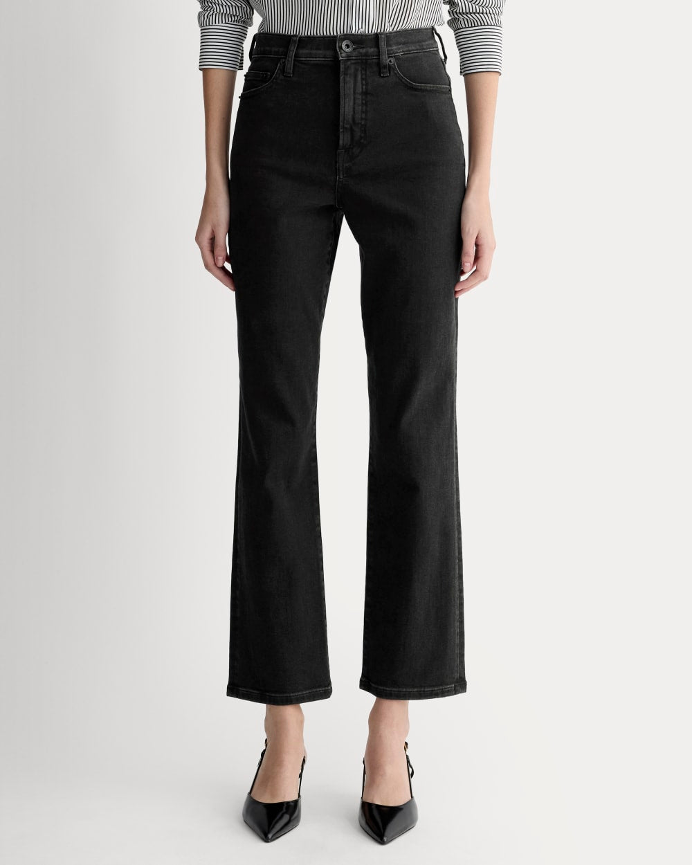 The High-Key Stovepipe Jean | Washed Black - Image 3