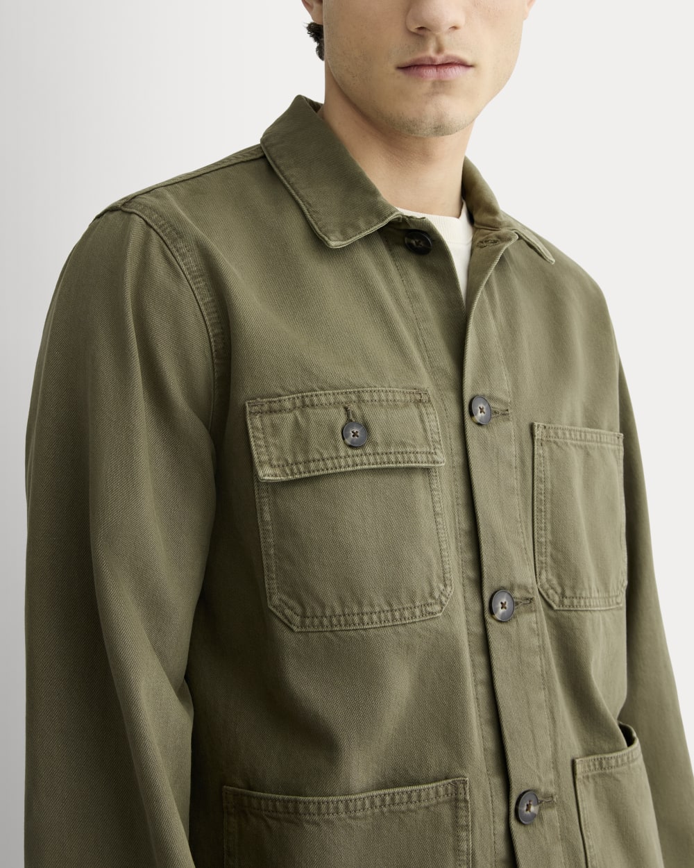 The Denim Utility Jacket | Garment-Dyed Kalamata - Image 4