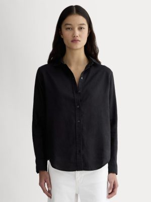 The Must-Have Shirt in Linen | Black