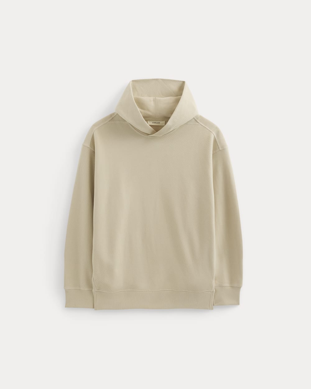 Twill Terry Jacquard Hoodie | Peyote - Image 2