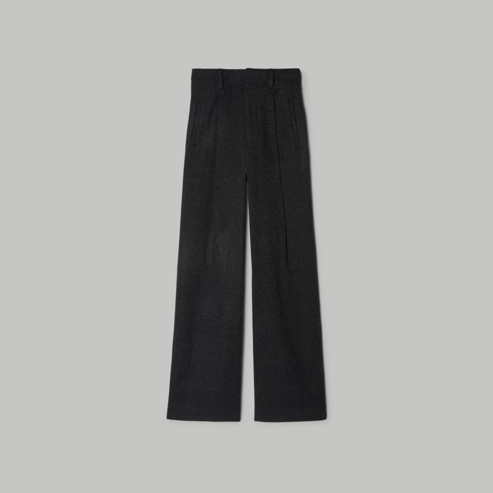 The ReWool® Way-High Drape Pant | Heathered Charcoal - Image 2