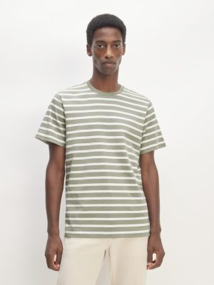 The Premium-Weight Crew | Uniform | Mariner Stripe / Shadow / Bone