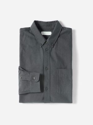 The Slim-Fit Japanese Oxford | Slate Grey | Regular