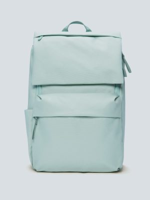 The ReNew Transit Backpack | White Sage / Green Millieu
