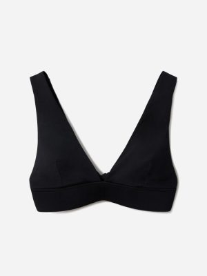 The Triangle Bikini Top | Black