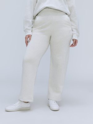 The Track High-Waist Pant | Light Heather Grey