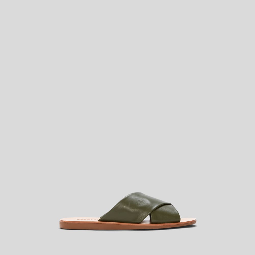 The Day Crossover Sandal | Olive - Image 2