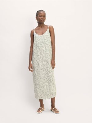 The Summer Slip Dress | Sage Mini Floral