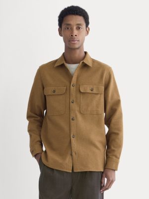 The Heavyweight Overshirt | Uniform | Heathered Toffee