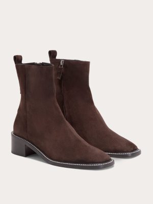 The City Boot | Dark Brown Suede