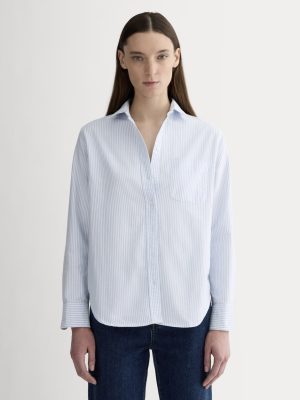 The Must-Have Oxford Shirt | White / Blue