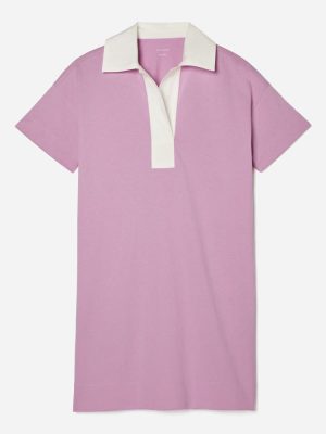 The Organic Cotton Polo Dress | Lilac