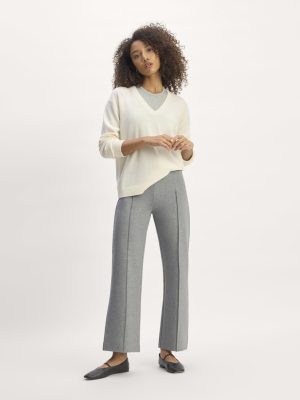 The Dream Trouser | Mid Heather Grey