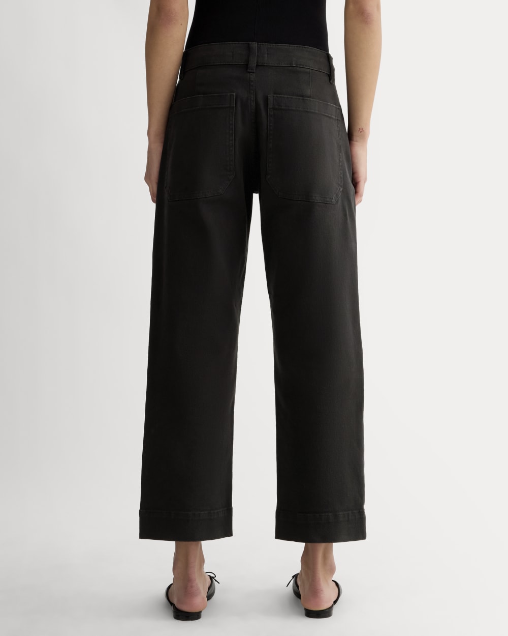 The Utility Straight-Leg Pant | Black | 26.5 Inseam - Image 6