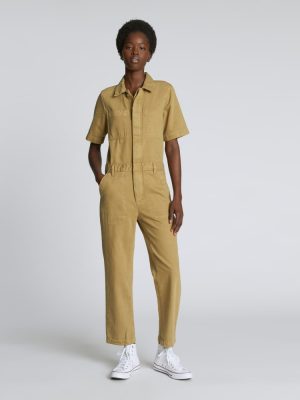 The Supersoft Jean Coverall | Spring Fennel