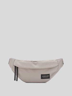 The Renew Transit Fanny Pack | Warm Quartz (with label)