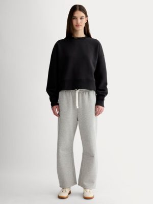 Luxe Fleece Barrel Sweatpant | Heathered Grey