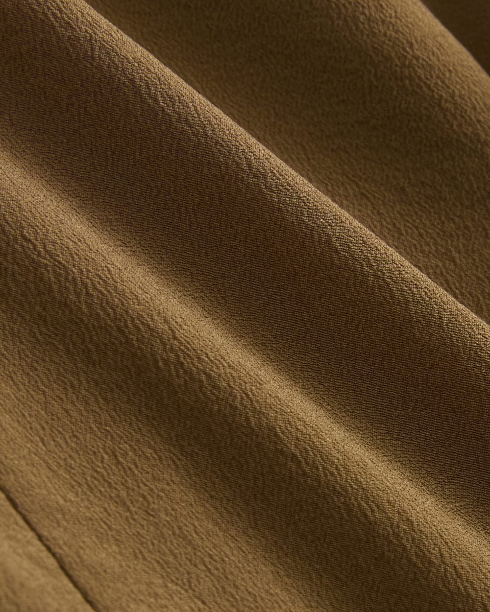 The V-Neck Blouse in Washable Silk | Toffee - Image 6