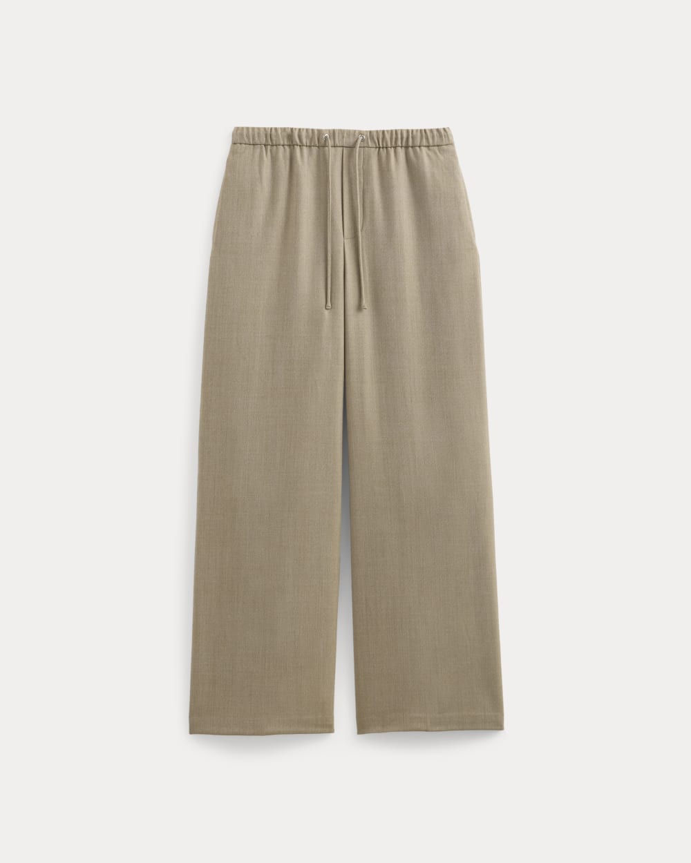 The Pull-On Trouser in Tailor Twill | Light Taupe - Image 2