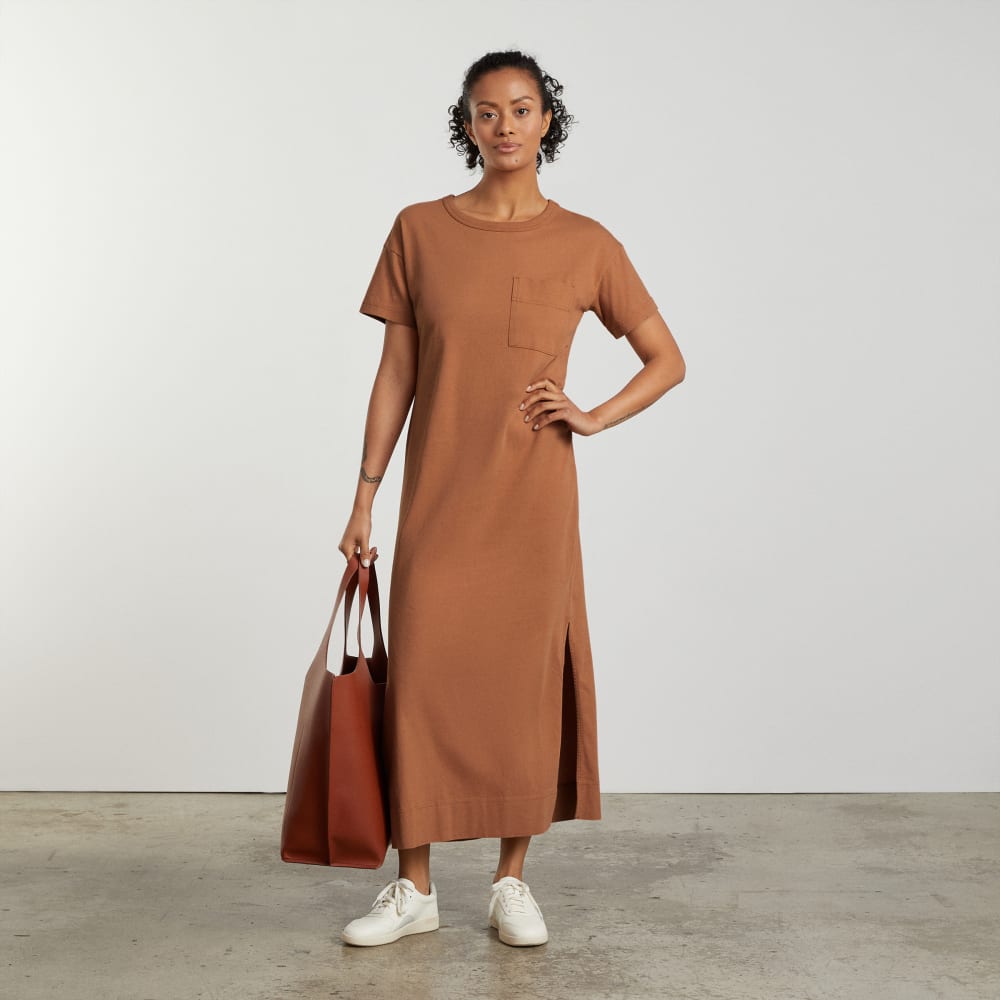 The Organic Weekend Maxi Dress | Tawny Brown - Image 5