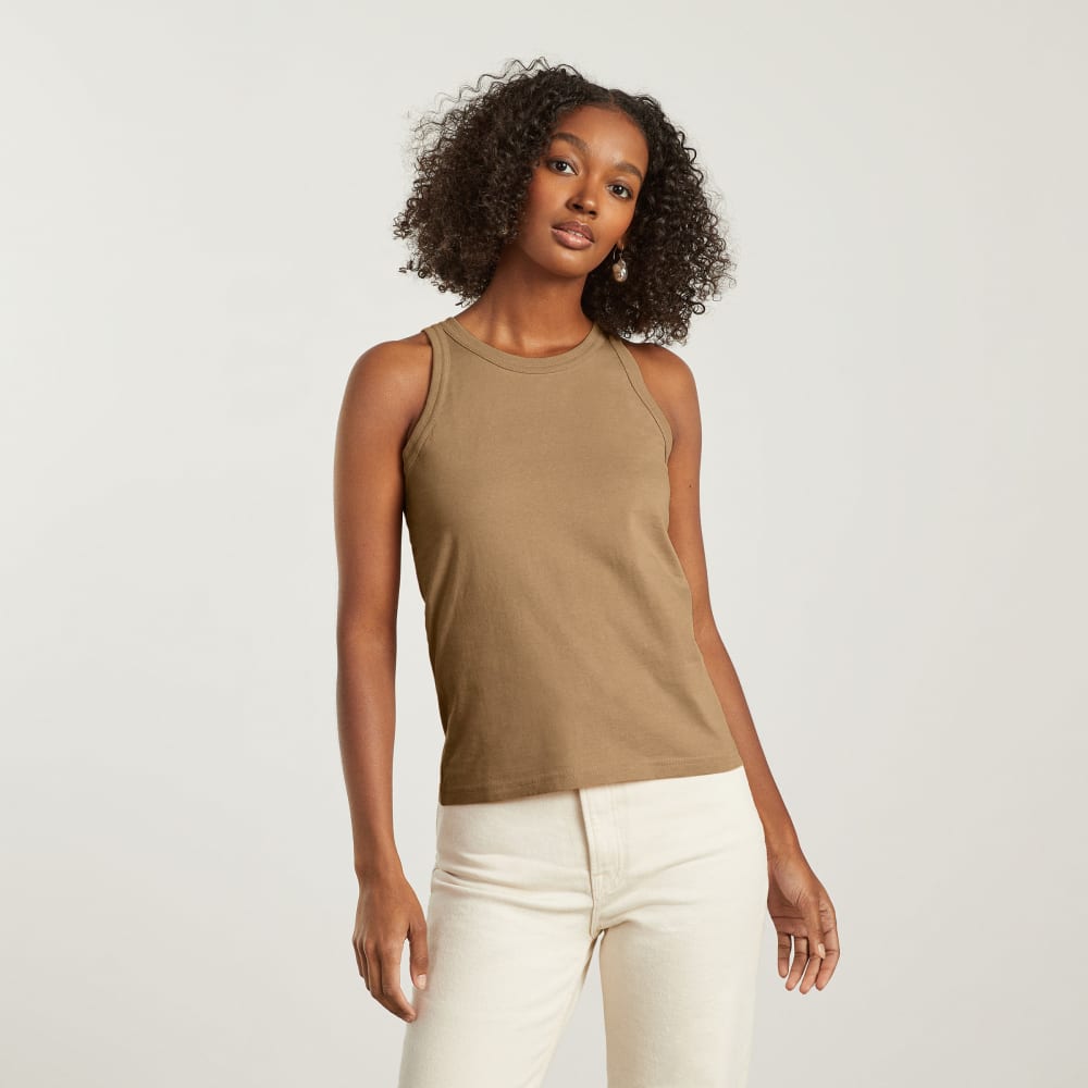 The Tank in Essential Cotton | Iced Coffee - Image 2