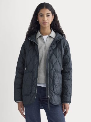 ReNew Quilted Hooded Liner | Navy