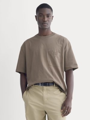 Oversized Classic Tee | Deep Taupe