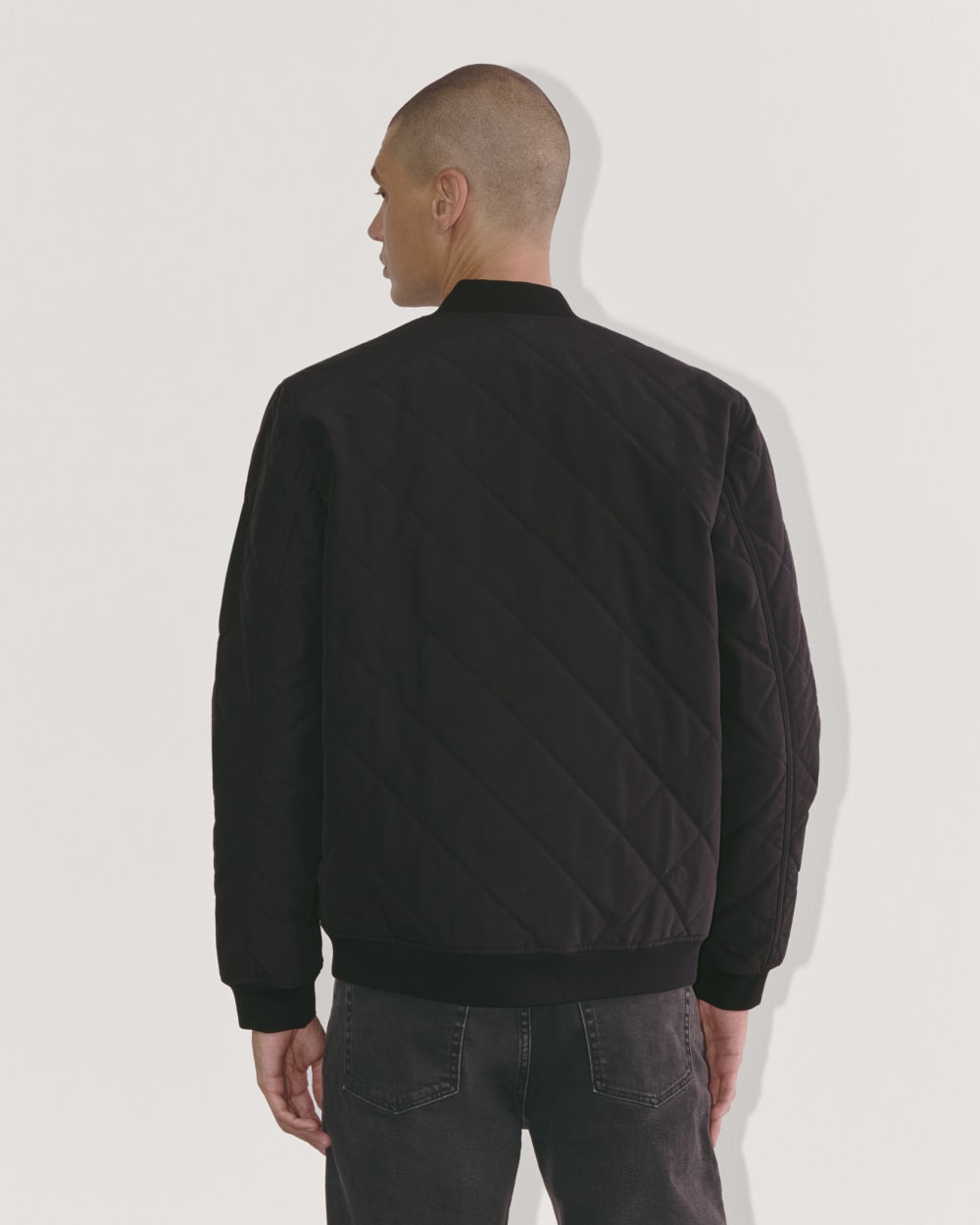 The Quilted Bomber | Black - Image 6