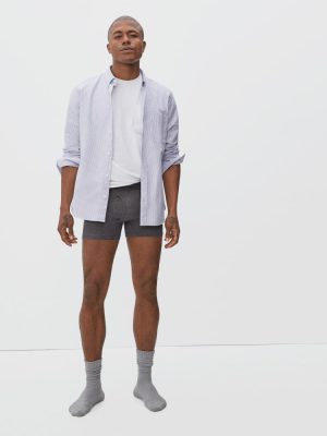 The Supima® Boxer Brief | Uniform | Heather Charcoal